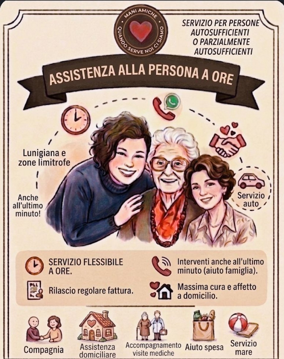 Volantino Mani Amiche